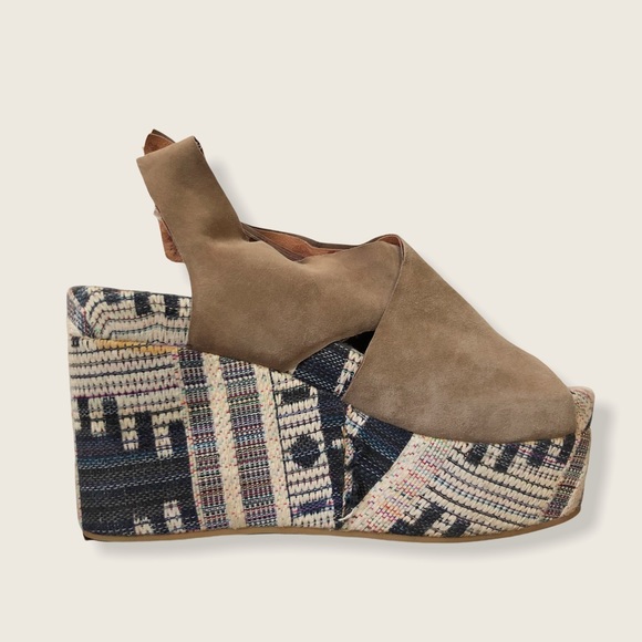 Jeffrey Campbell Pisa-Fab Wedge Sandal Ibiza Sz 8 - Picture 3 of 10